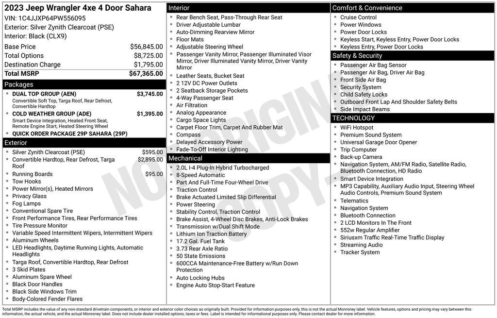 2023 Jeep Wrangler 4xe Sahara