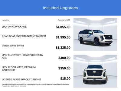 2026 Cadillac Escalade Sport