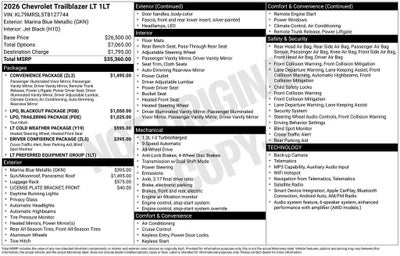 2026 Chevrolet Trailblazer LT