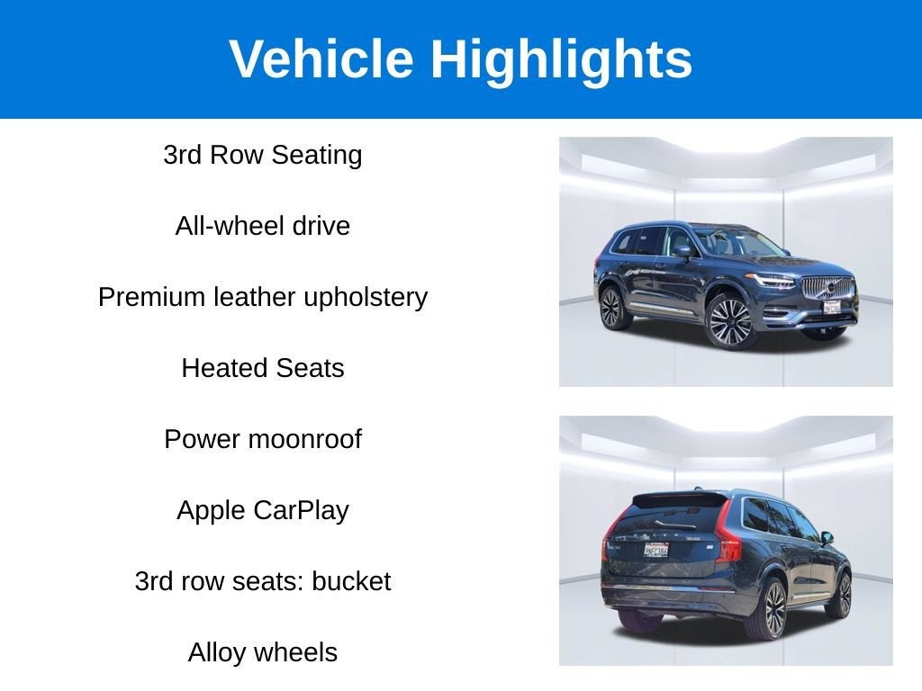2023 Volvo XC90 Recharge Plug-In Hyb Plus Bright Theme