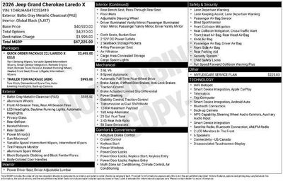 2026 Jeep Grand Cherokee Laredo X 4x4