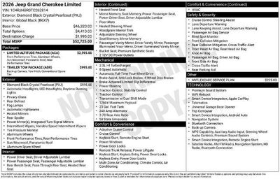 2026 Jeep Grand Cherokee Limited 4x4