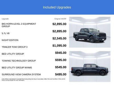 2026 RAM 1500 Big Horn 4x4 Crew Cab 5'7" Box