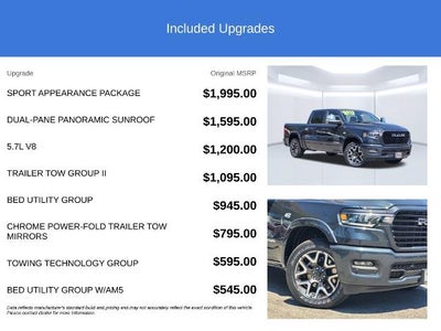 2026 RAM 1500 Laramie 4x4 Crew Cab 5'7" Box