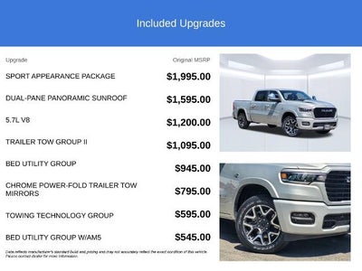 2026 RAM 1500 Laramie 4x4 Crew Cab 5'7" Box