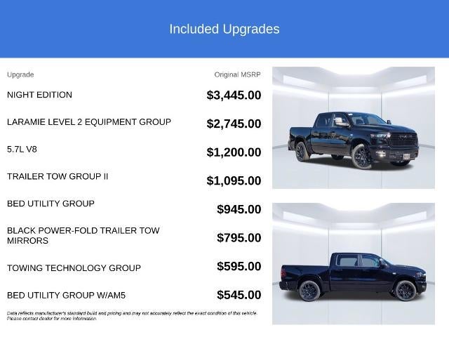 2026 RAM 1500 Laramie 4x4 Crew Cab 5'7" Box